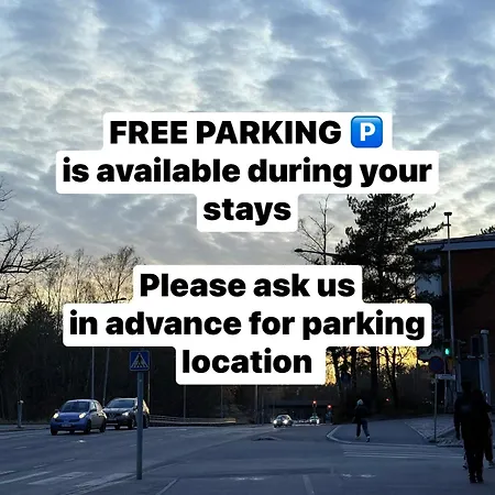 10 Mins To Center, Free Parking 公寓